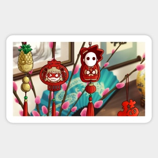 Masked Henchman Lunar New Year Sticker